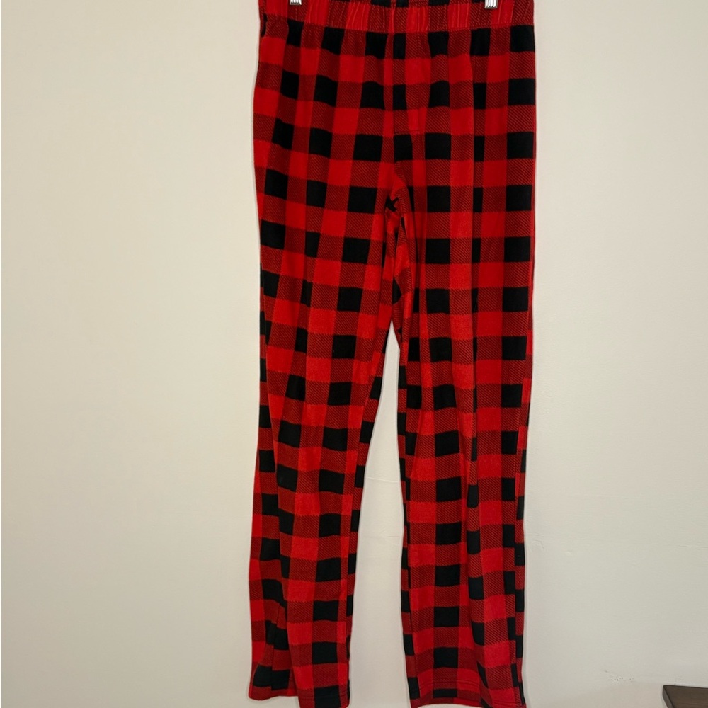 Wondershop Red Black Plaid cozy winter Sleepwear Pants Small Mens Cabincore